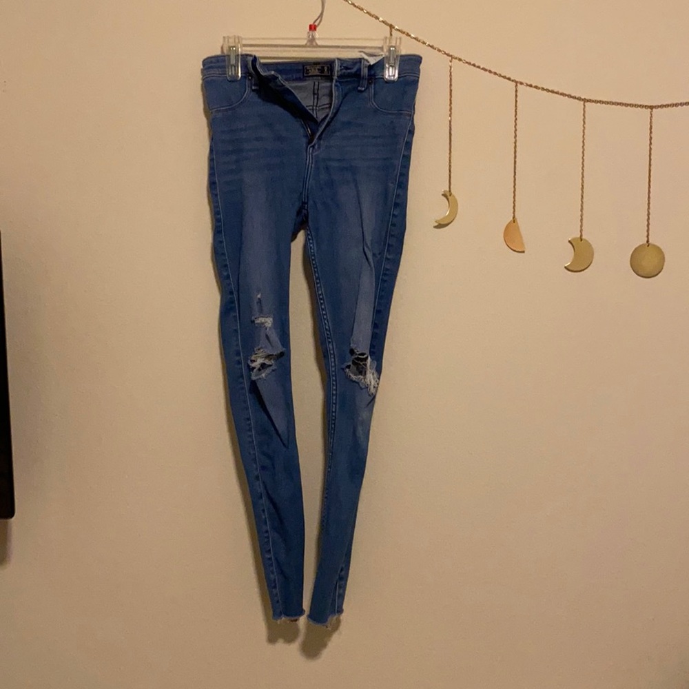 Abercrombie high rise jeggings in a 6 long